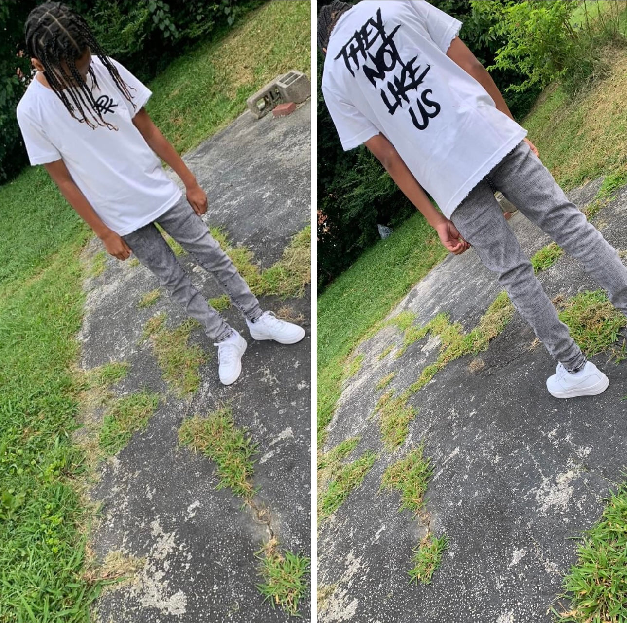 Youth They Not Like US Distressed T-Shirt