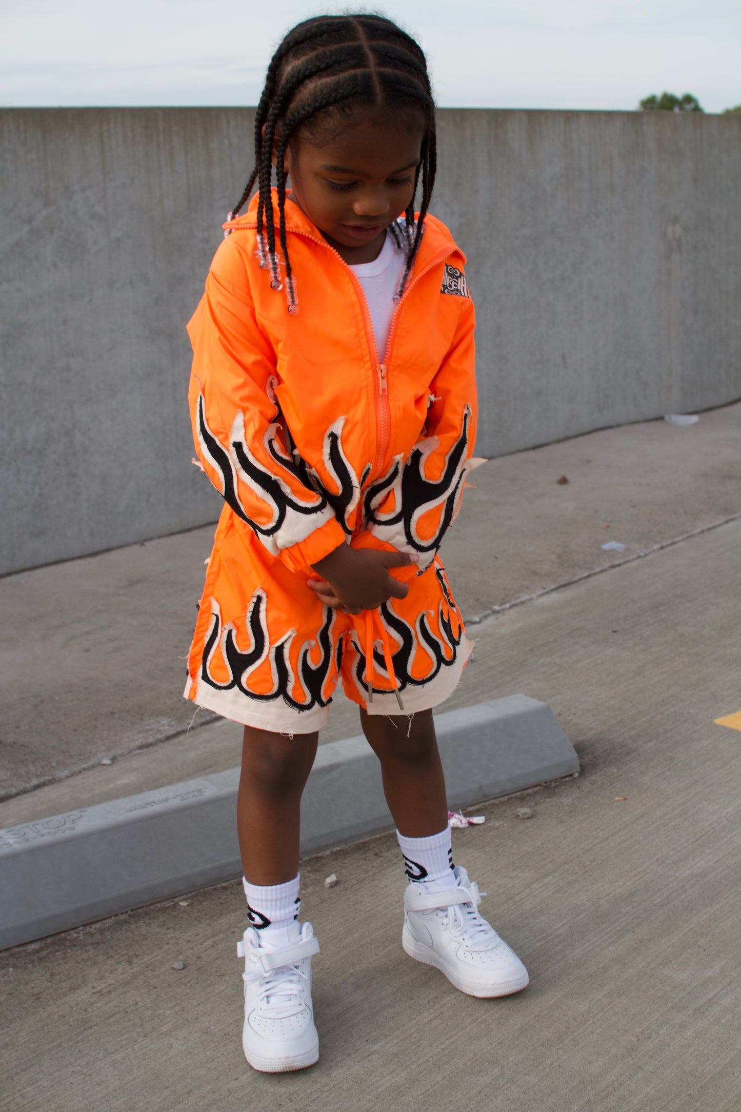 Toddler fire short sets