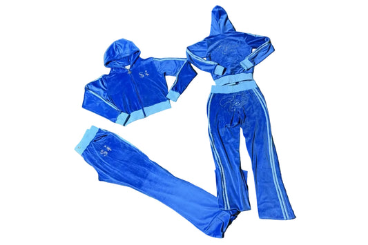 FRK “Rich Girl” Velour Tracksuit Set (Adults)