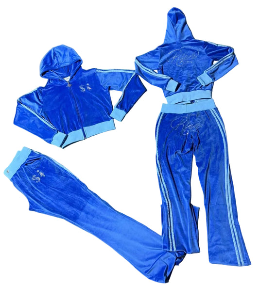FRK “Rich Girl” Velour Tracksuit Set (Toddlers)