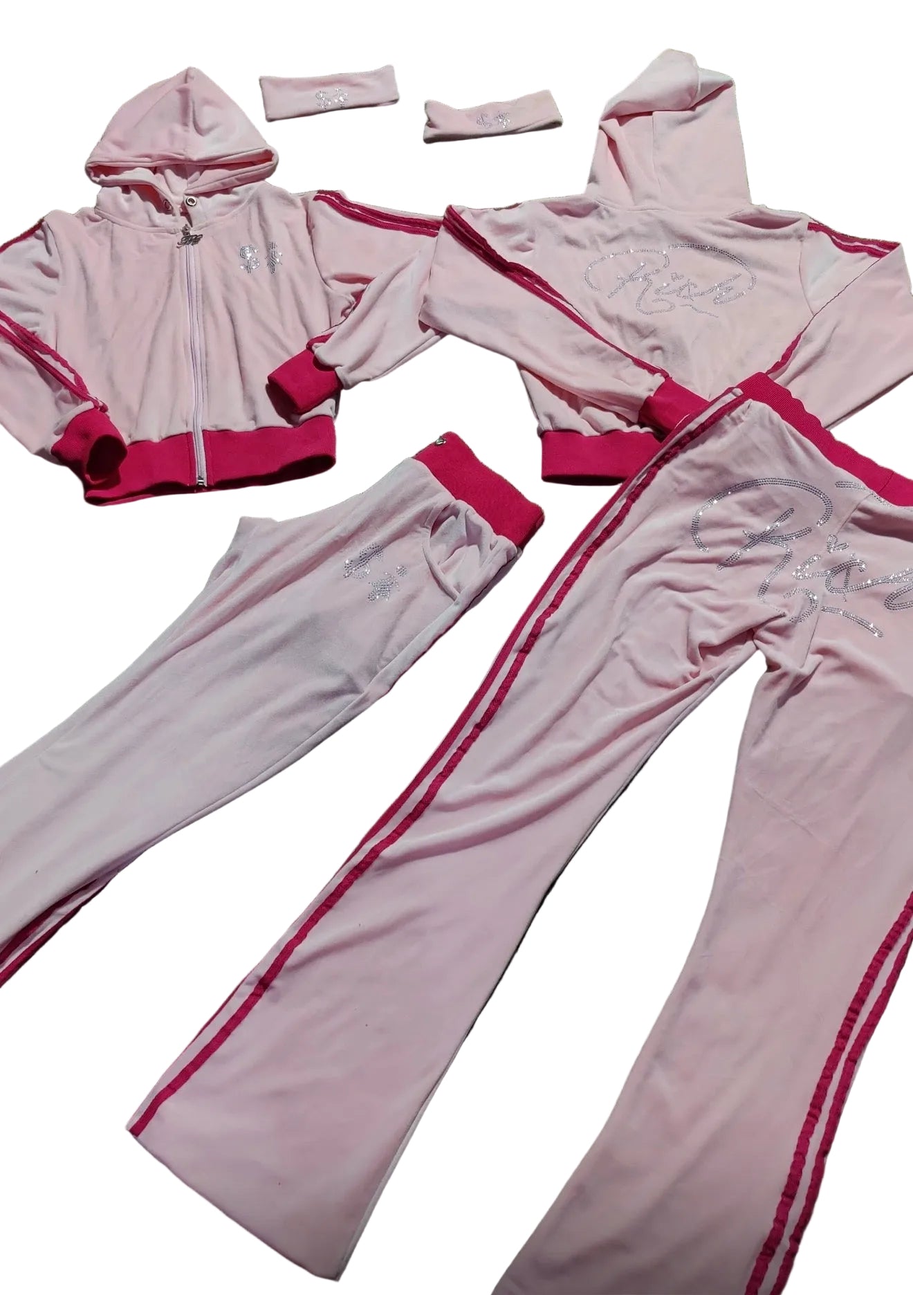 FRK “Rich Girl” Velour Tracksuit Set (Adults)